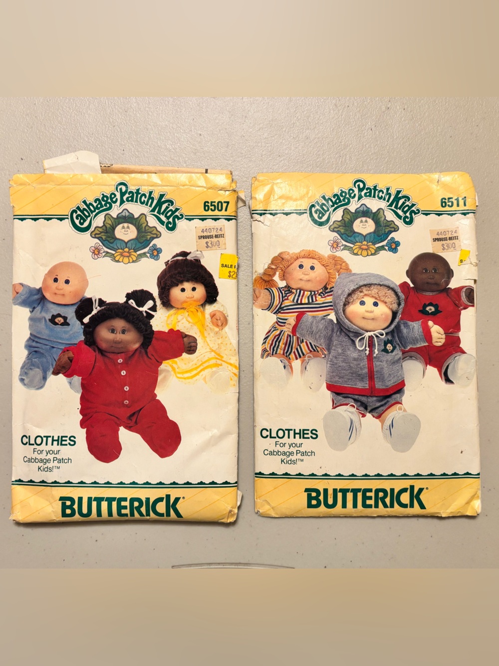 Vintage Butterick Cabbage Patch Kids Clothing Sewing Patterns - set/2
#7